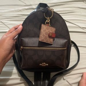 Coach signature mini backpack